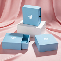 Boîte de luxe pour parfum, impression personnalisée, emballage d'échantillons de parfum, emballage cosmétique rose, boîte à tiroirs