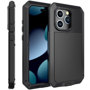 <span class=keywords><strong>Custodia</strong></span> Protettiva Antiurto e Antipolvere in Metallo per <span class=keywords><strong>Apple</strong></span> <span class=keywords><strong>iPhone</strong></span> 15 <span class=keywords><strong>Pro</strong></span> Max SE <span class=keywords><strong>14</strong></span> Plus - Product Image 4