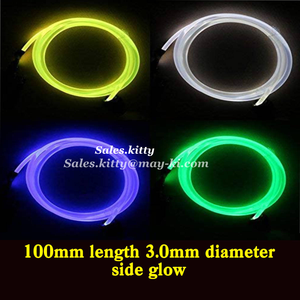 Cable de Fibra Óptica de 3mm, Rollo de 100m, Núcleo Sólido Suave, Luz LED de Fibra Óptica de Emisión Lateral, Cable de Fibra Óptica de Emisión Lateral de Polímero - Product Image 2