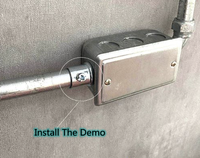 Raccord EMT basse pression 1/2 pouce en zinc moulé sous pression, résistant à la corrosion, pour accessoires de tuyauterie rigide IMC