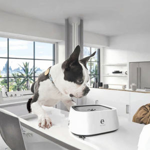 <span class=keywords><strong>ELSPET</strong></span> Bol d'eau portable pour chien de 1,5 L, écologique, en plastique, carré, anti-déversement, anti-éclaboussures, avec flotteur - Product Image 3