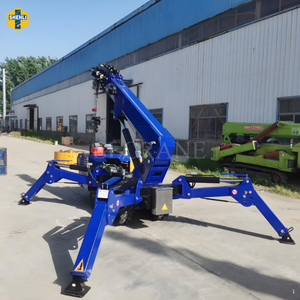 رافعة زاحفة كهربائية بحمولة 1.2 طن، 2 طن، 3 طن، 5 طن، 10 طن، 12 طن، مزودة بسلة عمل وذراع مفصلي، تتضمن المحرك والموتور الأساسيين - Product Image 5