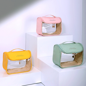 2023 Hot <strong>Sale</strong> Transparent PVC Clear <strong>Cosmetic</strong> <strong>Bag</strong> Waterproof Makeup <strong>Bag</strong> with Zipper Closure Fashion Style - Product Image 3