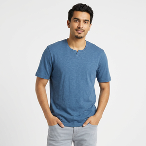 Camisetas Formales de Verano para Hombre, Hechas Profesionalmente, de Algodón 100%, Cuello Redondo, Manga Corta, Corte Holgado, Anti-Pilling, 230g - Product Image 1