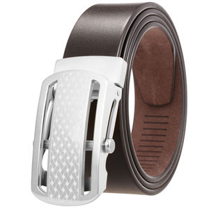 Ly36-61537-8แฟชั่นลำลองเข็มขัดนักธุรกิจสำหรั<span class=keywords><strong>บ</strong></span><span class=keywords><strong>ผู้ชาย</strong></span>เข็มขัดหนังวัวพร้อมหัวเข็มขัดเหล็กแท้ - Product Image 2