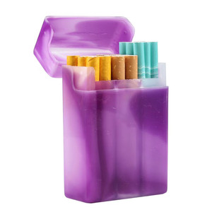 Boîte à cigarettes en plastique Portable étanche à l'humidité Accessoires pour fumeurs boîte à cigarettes en plastique acrylique personnalisé cigarette en gros - Product Image 4