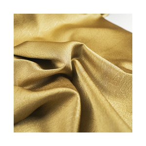 Tela de acetato imitación espiga teñida lisa ecológica, satén brillante de alta densidad, poliéster satinado imitación seda para - Product Image 4