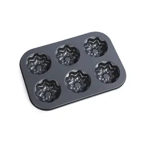 Khái niệm cơ bản 6-Piece không dính Carbon thép lò nướng bakeware nướng đặt nấu ăn ánh sáng nặng nhiệm vụ máy rửa chén an toàn không dính bakeware