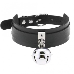 Wowei Vintage Punk Goth Clouté Rivet Noir PU Cuir Coeur Forme <span class=keywords><strong>Biker</strong></span> Collier Ras Du <span class=keywords><strong>Cou</strong></span> Gothique Collier avec Pointes Réglable - Product Image 4