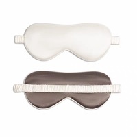 Masque de sommeil en soie respirant et doux pour la peau, personnalisable avec logo, léger et populaire