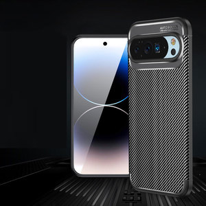 Business 2025 Luxury Carbon <strong>Fiber</strong> TPU Silicone Protective Cell Phone Cover Case for <strong>Google</strong> Pixel 10 Pro XL 10 9A 9 PRO XL Covers - Product Image 6