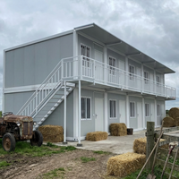 Casa Contenedor Desmontable de Lujo, Reciclable, Estilo Rústico, para Granja y Zona Rural, de Fácil Montaje