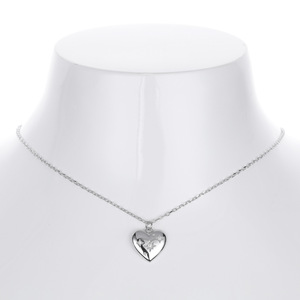 Commercio all'ingrosso collana di zirconi con cuore in argento 925 di moda 18K placcato <span class=keywords><strong>oro</strong></span> minimalista argento Sterling collane da donna - Product Image 3