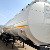 Semirremolque Cisterna de 3 Ejes para Líquidos a Granel, 40-60 CBM, Remolque de Transporte de Agua, Combustible y Productos Químicos, Solución Industrial de Alta Resistencia