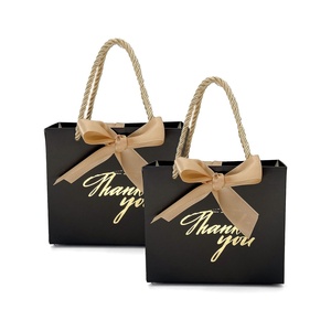 Wholesale Best Selling Custom Logo High Quality Clothing Packaging Jewelry Paper <b>Gift</b> <b>Bag</b> Customized <b>Gift</b> Box With Ribbon Handle - Product Image 4