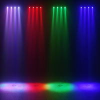 4-Augen RGB Laser + LED Beam Moving Head Licht für DJ Disco Nachtclub Bar
