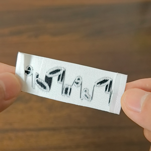 Thấp Moq Cổ Vải Sang Trọng Mật Độ Cao May Dệt Nhãn Tùy Chỉnh T Áo Sơ Mi Quần Jean Giày Túi Vải Thương Hiệu Riêng Logo Tag Dệt - Product Image 4