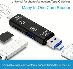 อะแดปเตอร์อ่านการ์ด 5in1 USB-C Type-C USB 3.0 OTG รองรับ Micro SD และ Micro Memory - Product Image 2