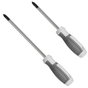 Jeu de tournevis Phillips et plat 6x100mm 6x125mm 6x150mm en acier S2, manche magnétique antidérapant robuste - Product Image 3