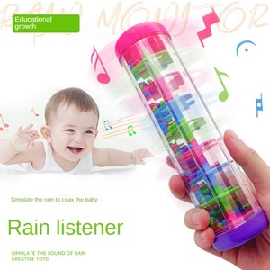 Rattle Ống mưa dính bé Rattle rainmaker đồ chơi mưa âm thanh bắt tay đồ chơi trẻ sơ sinh nắm đồ chơi - Product Image 4