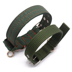 <span class=keywords><strong>Collier</strong></span> réglable <span class=keywords><strong>anti</strong></span>-dérapant de cou de fibre de polyester d'article vert militaire de vente chaude <span class=keywords><strong>pour</strong></span> des chiens - Product Image 4