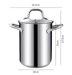 <span class=keywords><strong>Friteuse</strong></span> Tempura en acier inoxydable 304, multicuiseur, poêle à frire japonaise, pot à pâtes et asperges avec couvercle <span class=keywords><strong>pour</strong></span> <span class=keywords><strong>plaque</strong></span> à <span class=keywords><strong>induction</strong></span> - Product Image 5