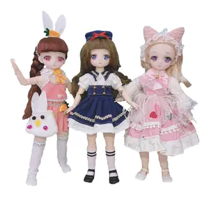 New Hot Sale Fashion Beauty 30 cm Fairy BJD Doll With Wing For Girl Kids