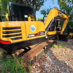 Excavadora Hidráulica Mini Usada Sany 60C de 6 Toneladas, Bajas Horas de Trabajo, Paisajismo de Alta Calidad - Product Image 2