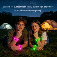 Bracelet LED de sécurité professionnel en TPU+ABS écologique pour événements - Identification VIP pour concerts haut de gamme et événements sportifs