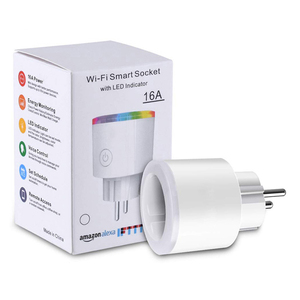 Smart <strong>Plug</strong> <strong>Wifi</strong> Eu 16A 220V <strong>Plug</strong> <strong>Wifi</strong> Standard Mini Outlet RGB Led Light <strong>Wifi</strong> <strong>Plug</strong> for Home - Product Image 6