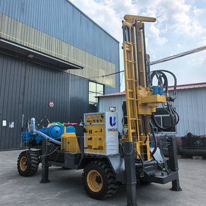เครื่องขุดเจาะบ่อน้ำแบบพ่วงระบบไฮดรอลิกเครื่องเจาะหลุมลึก200ม. 300ม. สำหรับโครงการทำเหมือง - Product Image 6