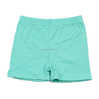 Vente en gros de shorts décontractés de haute qualité en coton élastique à taille haute, confortables, grande taille, de couleur unie pour enfants