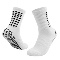 Chaussettes de football antidérapantes avec semelle en silicone, chaussettes de sport rembourrées pour les joueurs, entraînements, matchs, sports d'équipe