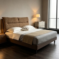 Ensembles de meubles de chambre à coucher modernes de luxe en bois massif de haute qualité pour appartements commerciaux et hôtels cinq étoiles