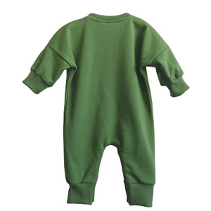 Tutina per Neonati in Tessuto Organico Francese a Maniche Lunghe con Bottoni, Stile Occidentale, 0-6 <span class=keywords><strong>Mesi</strong></span>, <span class=keywords><strong>12</strong></span>-18 <span class=keywords><strong>Mesi</strong></span>, Vendita all'Ingrosso Personalizzata - Product Image 4