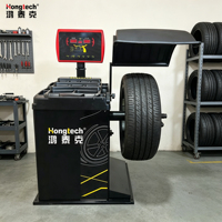 Machine d'équilibrage automatique des roues de voiture, norme CE, 230 tr/min, équipement de réparation des pneus, type alignement des roues