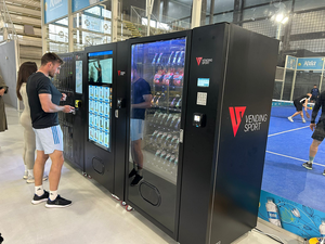 Máquina Expendedora <span class=keywords><strong>de</strong></span> pelotas <span class=keywords><strong>de</strong></span> tenis <span class=keywords><strong>de</strong></span> raquetas <span class=keywords><strong>de</strong></span> Pádel para <span class=keywords><strong>alquiler</strong></span>, máquina expendedora deportiva combinada para <span class=keywords><strong>gimnasio</strong></span> - Product Image 2