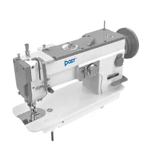 DT2153B DOIT Walking Foot Up And Bottom Feed Zigzag Industrial Sewing Machine For Heavy Duty Material Big Hook