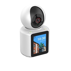 Ikevision Ai กล้องวิดีโอคอล3MP แบบไร้สาย, กล้องรักษาความปลอดภัยตรวจจับมนุษย์พร้อมหน้าจอ2.8นิ้วสำหรับเด็กทารกสัตว์เลี้ยง