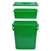 HANGSHUA 10L Compost Seau Épluchures de Légumes Poubelle Comptoir Conteneur de Déchets Alimentaires Avec LidKitchen Cuisine