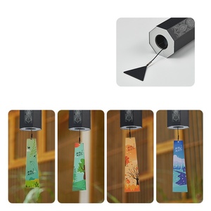 Calming Melody Wind <b>Chime</b> Bamboo Metal Wind <b>Bell</b> Meditation Sound Healing Yoga Spa Hanging Wall Window Decoration - Product Image 6