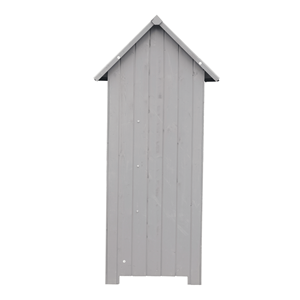 DB XWT007 Almacenamiento al aire libre Modelo grande HDPE 30,31 \ "X 20,48 \" X 65,75 \ "Almacenamiento de muebles de patio de color natural para jardín trasero L - Product Image 5