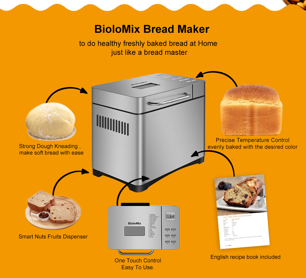 新品　未使用　未開封　Bread Maker Machine 500W 1.5斤 新品 未使用 未開封 Bread Maker Machine 500W 1.5斤 - メルカリ