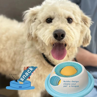 Tapis de léchage pour animaux de compagnie, assiette à yaourt, distributeur lent pour chiens et chats, bol interactif pour friandises, favorise la santé dentaire