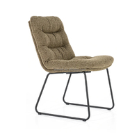 Chaise de salle à manger nouveau design Chaises de salle à manger en tissu pour restaurant nordique Chaise de salle à manger moderne