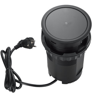 Enchufe Empotrable Neumático con Carga Inalámbrica <span class=keywords><strong>de</strong></span> 15W, <span class=keywords><strong>Puerto</strong></span> USB Tipo C, Estándar Europeo, para Isla <span class=keywords><strong>de</strong></span> Cocina - Product Image 2