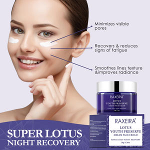 Natural Super Lotus vitamina E hoja de melocotón ácido poliglutámico antienvejecimiento reafirmante cara hidratante blanqueamiento crema facial - Product Image 6