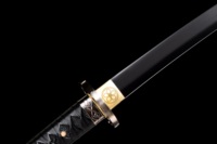 Katana Samouraï Artisanale Populaire de 103 cm, Épée de Samouraï « Danse de la Lame Noire », Pièce Décorative de Collection pour Cosplay