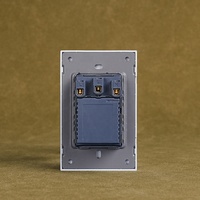 Enchufe de Pared Tailandés de Alta Calidad, Estándar Sudamericano, Panel Grande de PC, Doble 3 Polos, con Puertos USB Tipo A y Tipo C