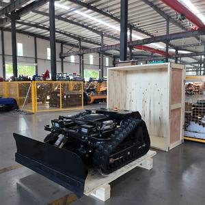 Nouvelle tondeuse intelligente de ferme de verger Offre Spéciale machine de découpe d'herbe de champ à télécommande avec <span class=keywords><strong>pelle</strong></span> de poussée de <span class=keywords><strong>neige</strong></span> - Product Image 2